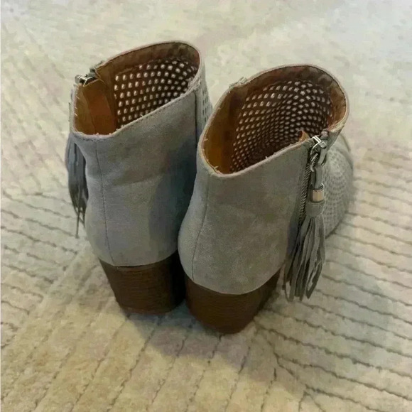 Darling gray booties.  Qupid brand - Picture 3 of 9